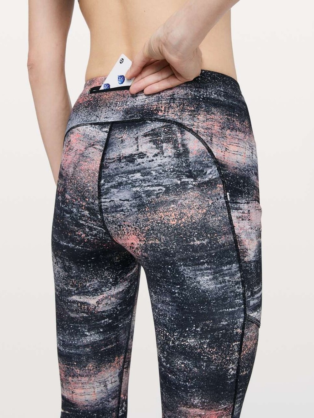 Lululemon Speed Up Tight-Azurite Poppy Coral Multi - Picture 5 of 16